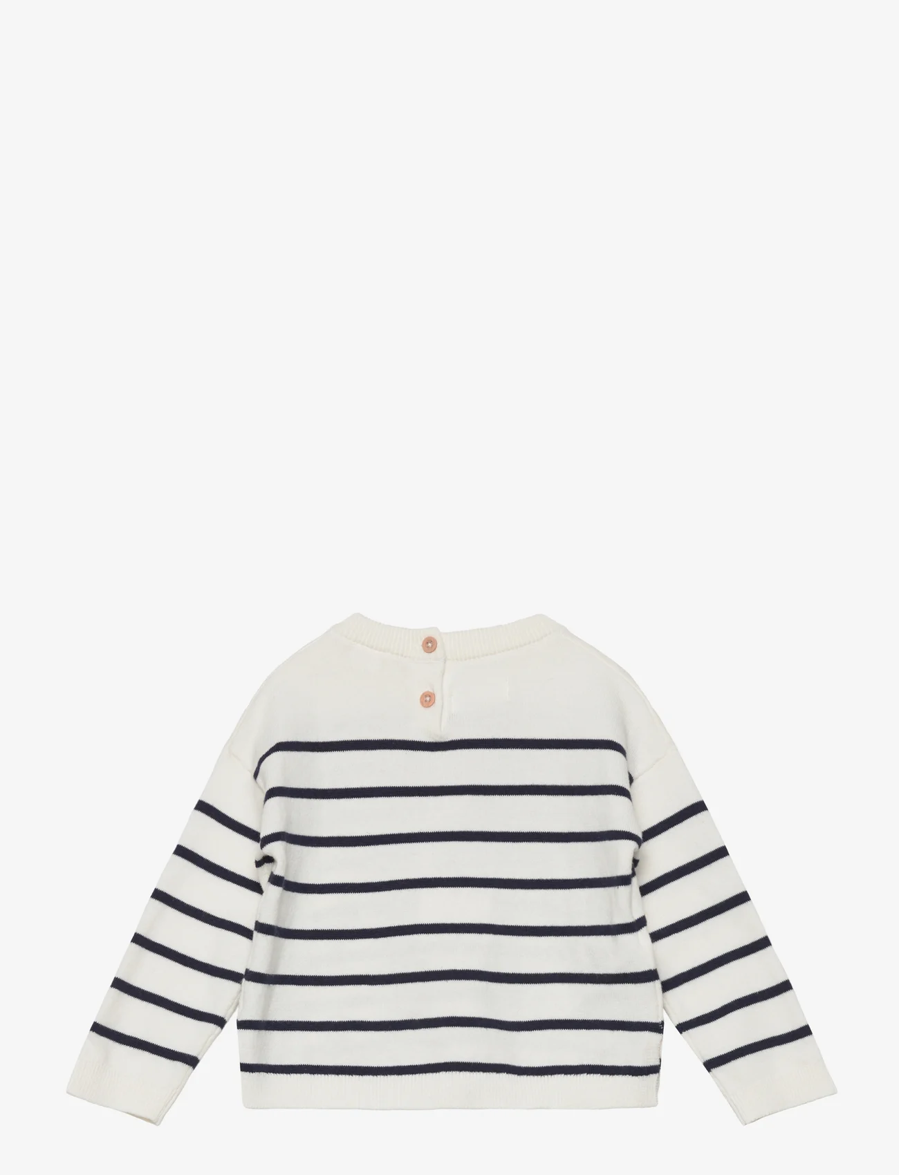 Mango - Stripe pattern sweater - trøjer - natural white - 1