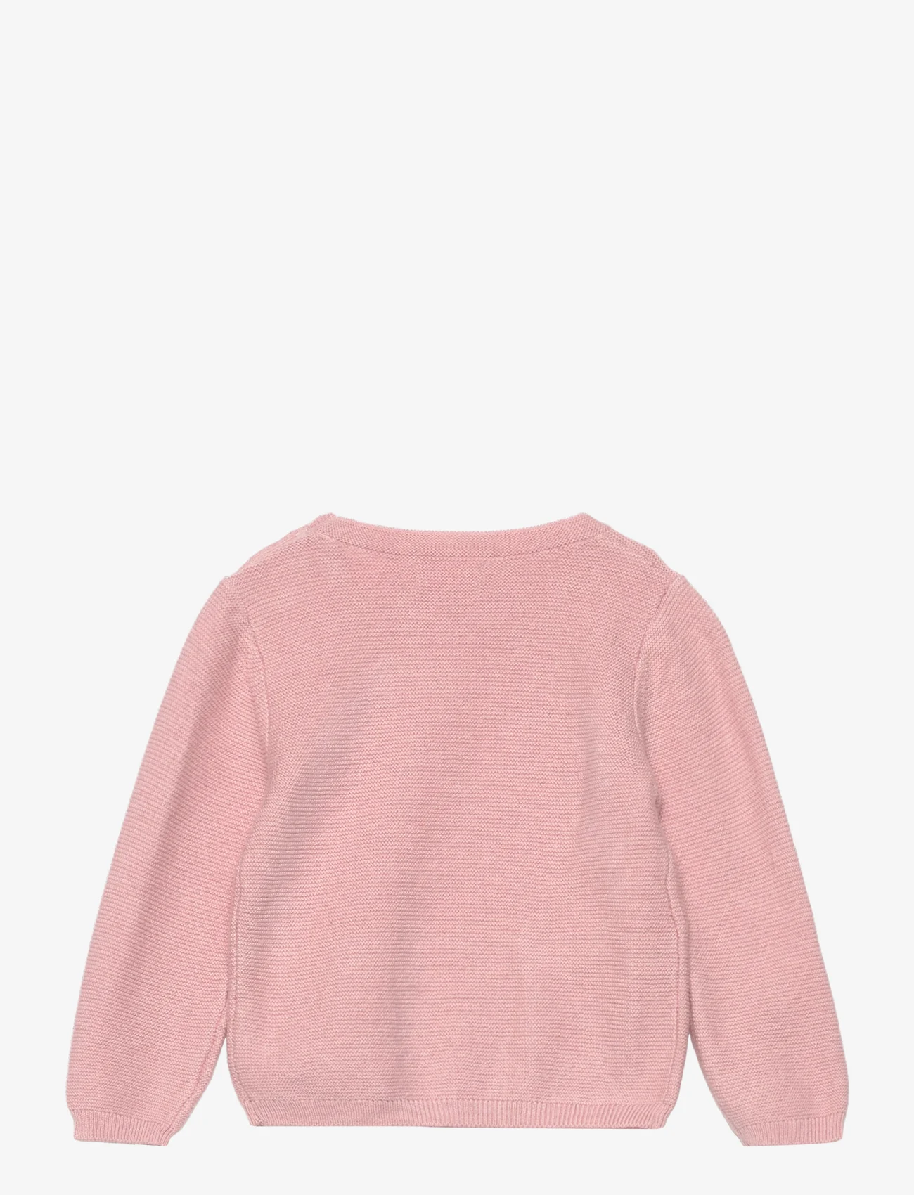 Mango - Knit pockets sweater - neulepuserot - lt-pastel pink - 1