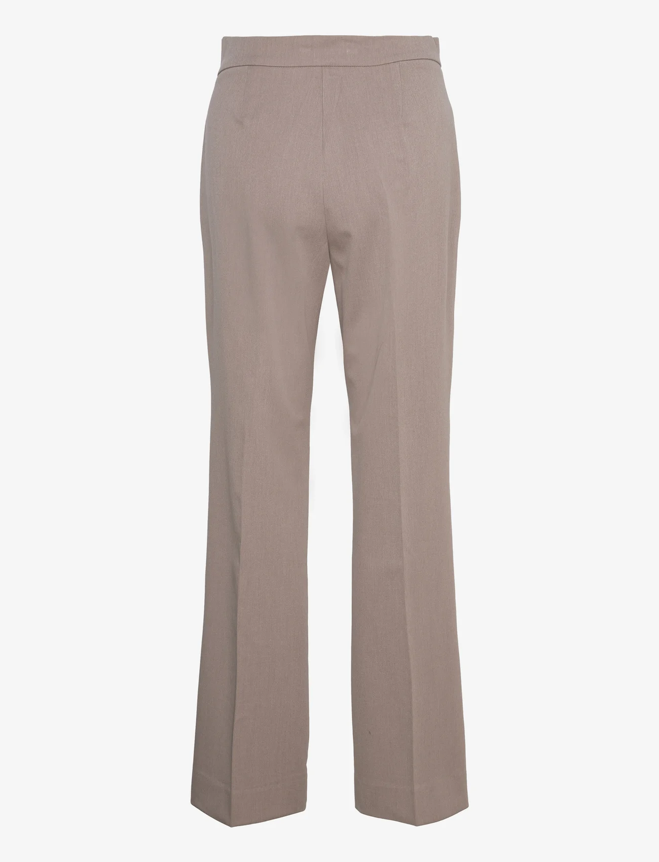 Mango - Mid-rise wideleg trousers - alhaisimmat hinnat - medium brown - 1