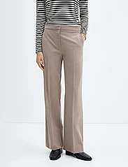 Mango - Mid-rise wideleg trousers - laveste priser - medium brown - 2