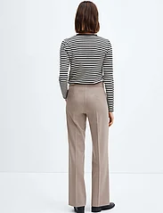 Mango - Mid-rise wideleg trousers - dressbukser - medium brown - 3