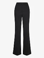 Flared trouser suit - BLACK
