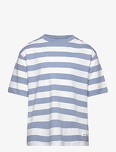 Striped cotton T-shirt, Mango