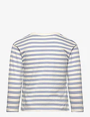Mango - Striped long sleeves t-shirt - långärmade t-shirts - lt-pastel blue - 1