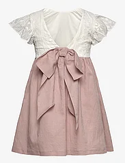 Mango - Bow embroidered dress - festkjoler - pink - 1