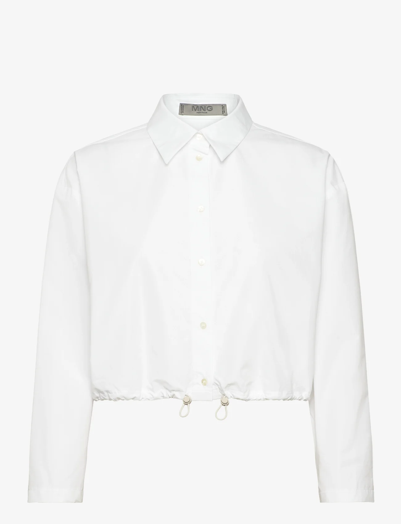 Mango - Cotton parachute shirt - pitkähihaiset paidat - natural white - 0