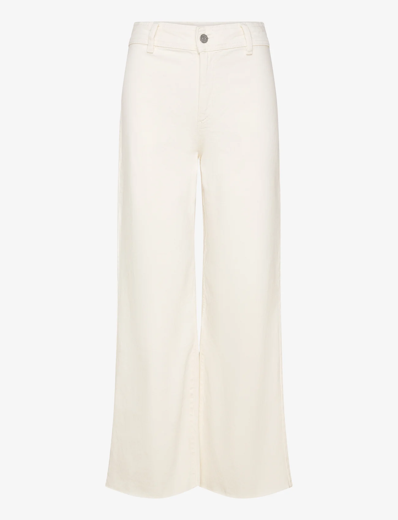 Mango - Jeans culotte high waist - flared jeans - natural white - 1