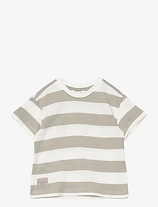 Striped t-shirt with drawing, Mango