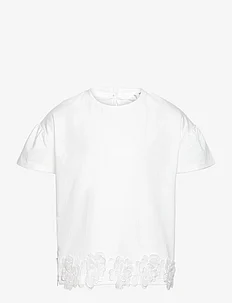 Embroidered flowers T-shirt, Mango
