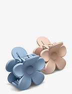 Pack of 2 hair clips - LT-PASTEL BLUE