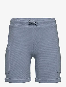 Textured cotton-blend Bermuda shorts, Mango