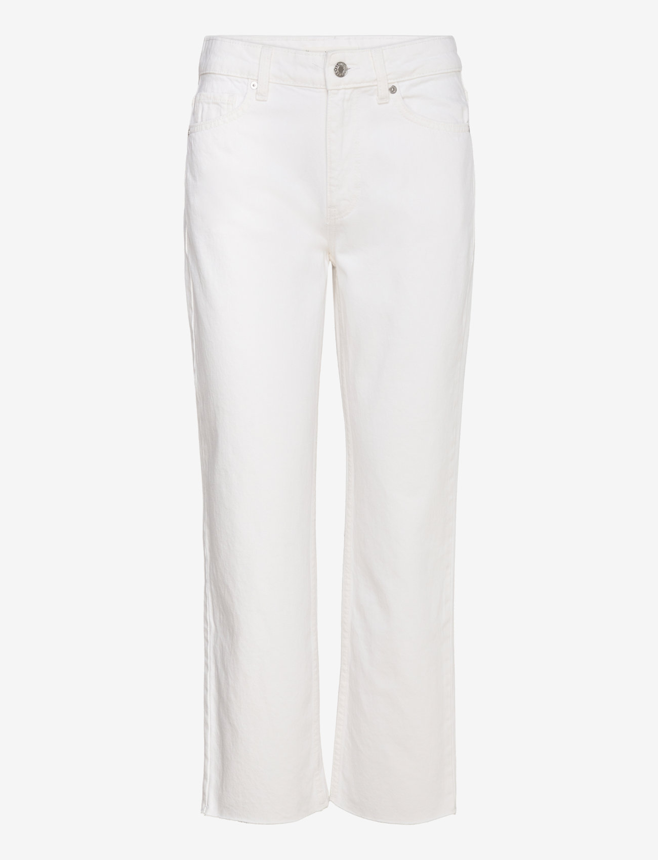 Mango - Straight-fit cropped jeans - madalaimad hinnad - white - 0