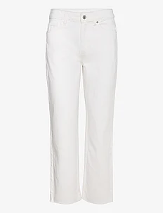 Straight-fit cropped jeans, Mango