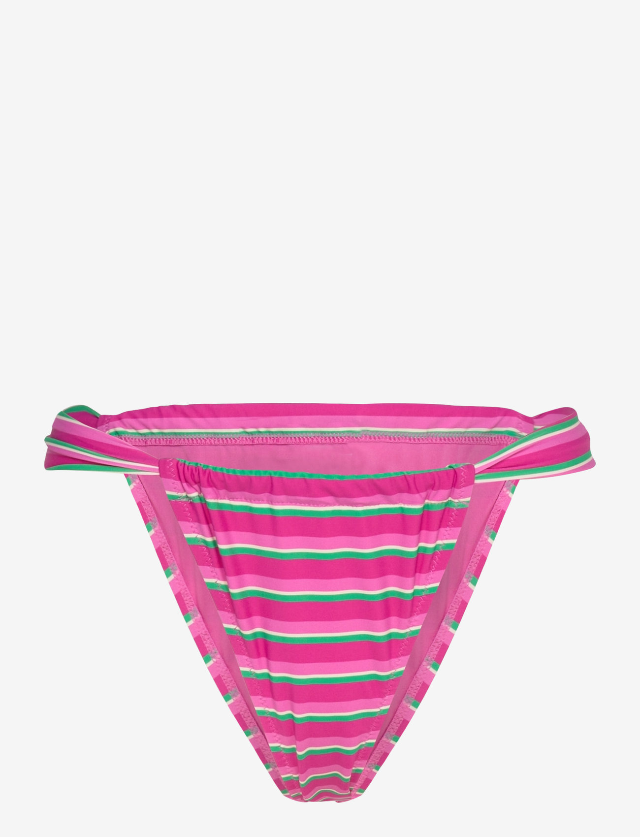 Mango - Stripe-print bikini bottoms - bikini-slips - bright pink - 0