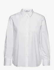 Mango - Regular cotton lyocell-blend shirt - långärmade skjortor - natural white - 0