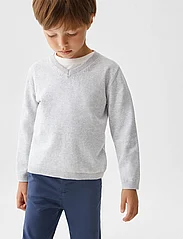Mango - V-neck sweater - sweatshirts - grey - 2