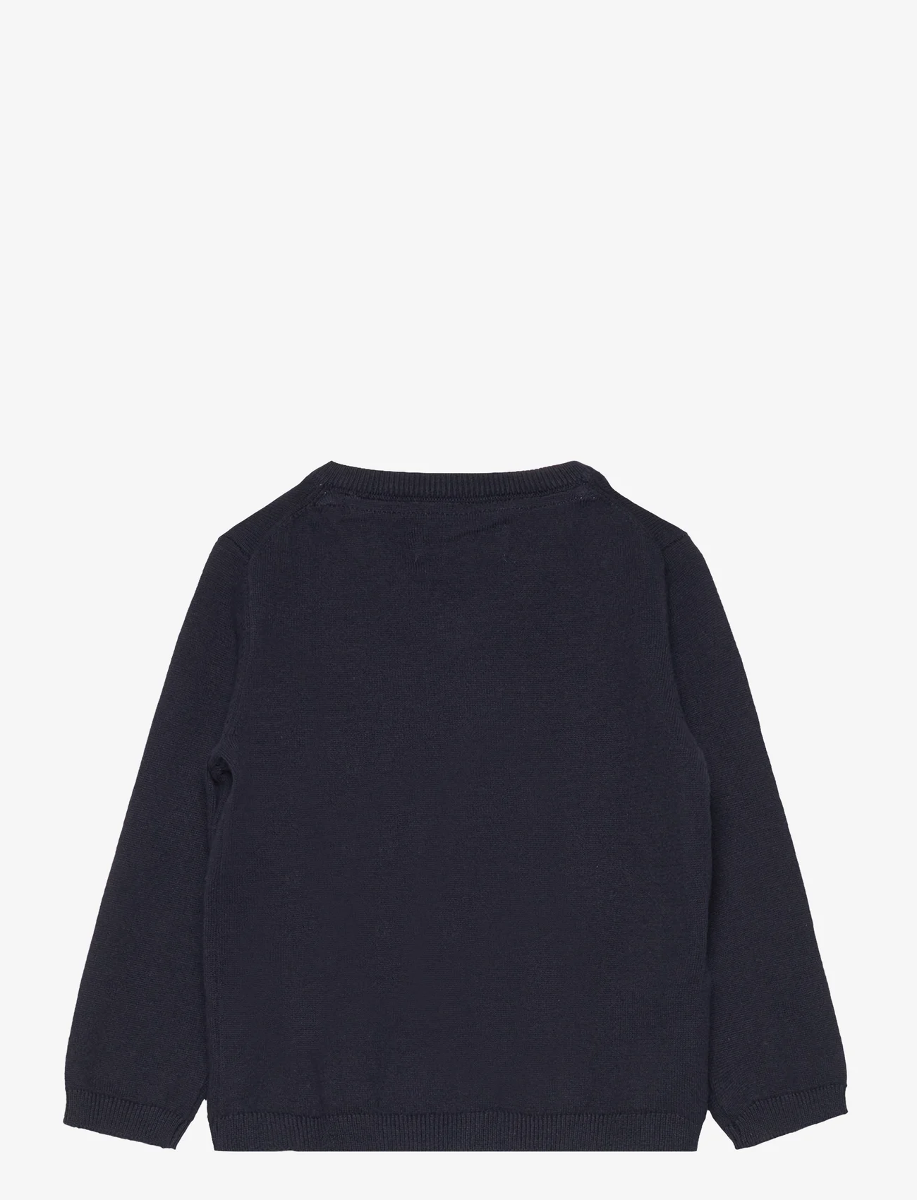 Mango - V-neck sweater - sweatshirts - navy - 1