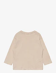 Mango - Cotton printed T-shirt - langærmede t-shirts - lt pastel brown - 1
