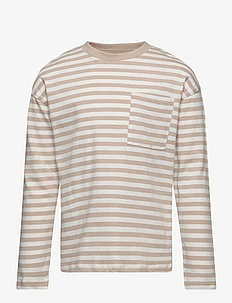 Striped long sleeves t-shirt, Mango