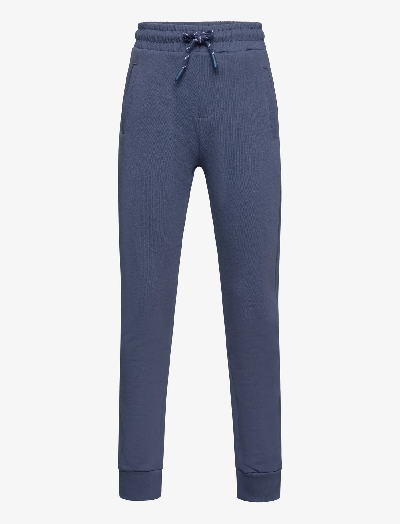 Mango - Cotton jogger-style trousers - lägsta priserna - medium blue - 0