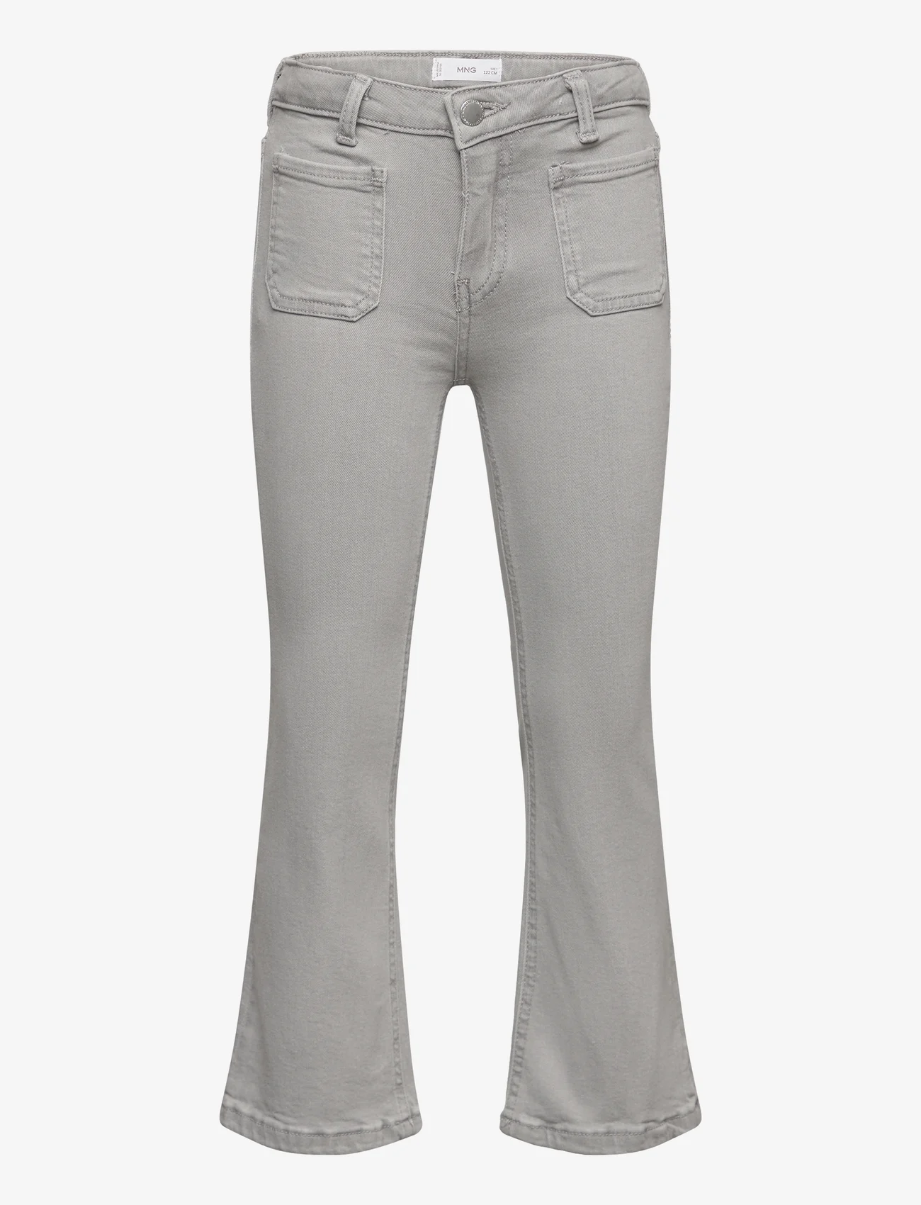 Mango - Flared jeans with pocket - bootcut-farkut - open grey - 0