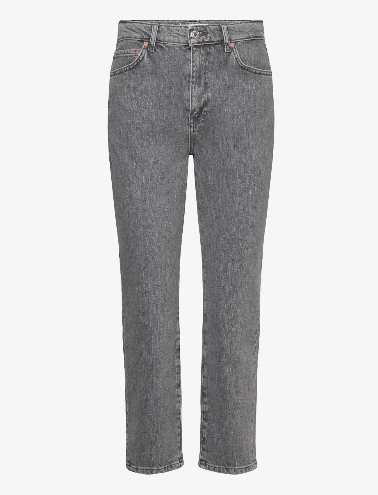 Mango - Slim cropped jeans - straight jeans - open grey - 0