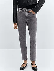 Mango - Slim cropped jeans - straight jeans - open grey - 2