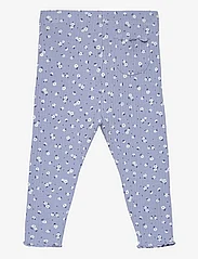 Mango - Floral print leggings - lägsta priserna - lt-pastel blue - 1