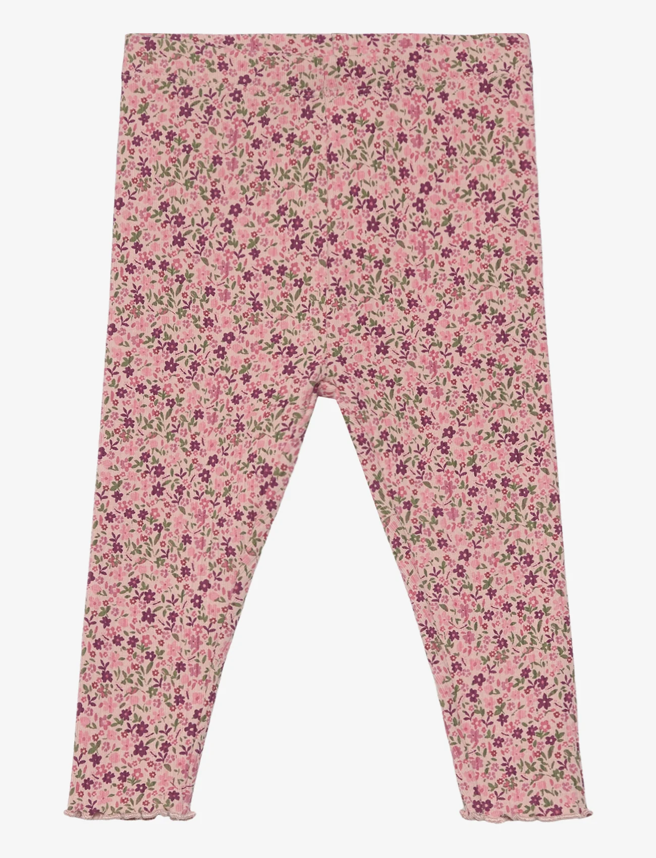 Mango - Floral print leggings - de laveste prisene - pink - 0