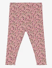 Mango - Floral print leggings - lägsta priserna - pink - 0