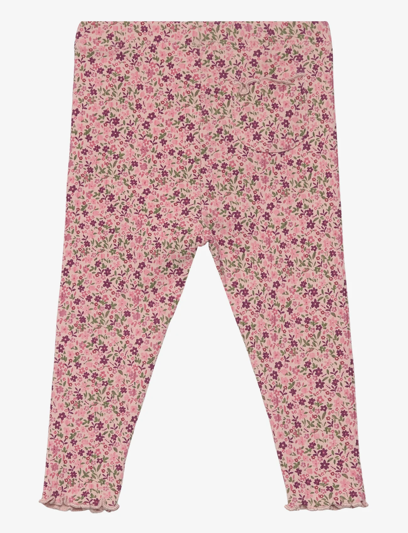 Mango - Floral print leggings - laveste priser - pink - 1