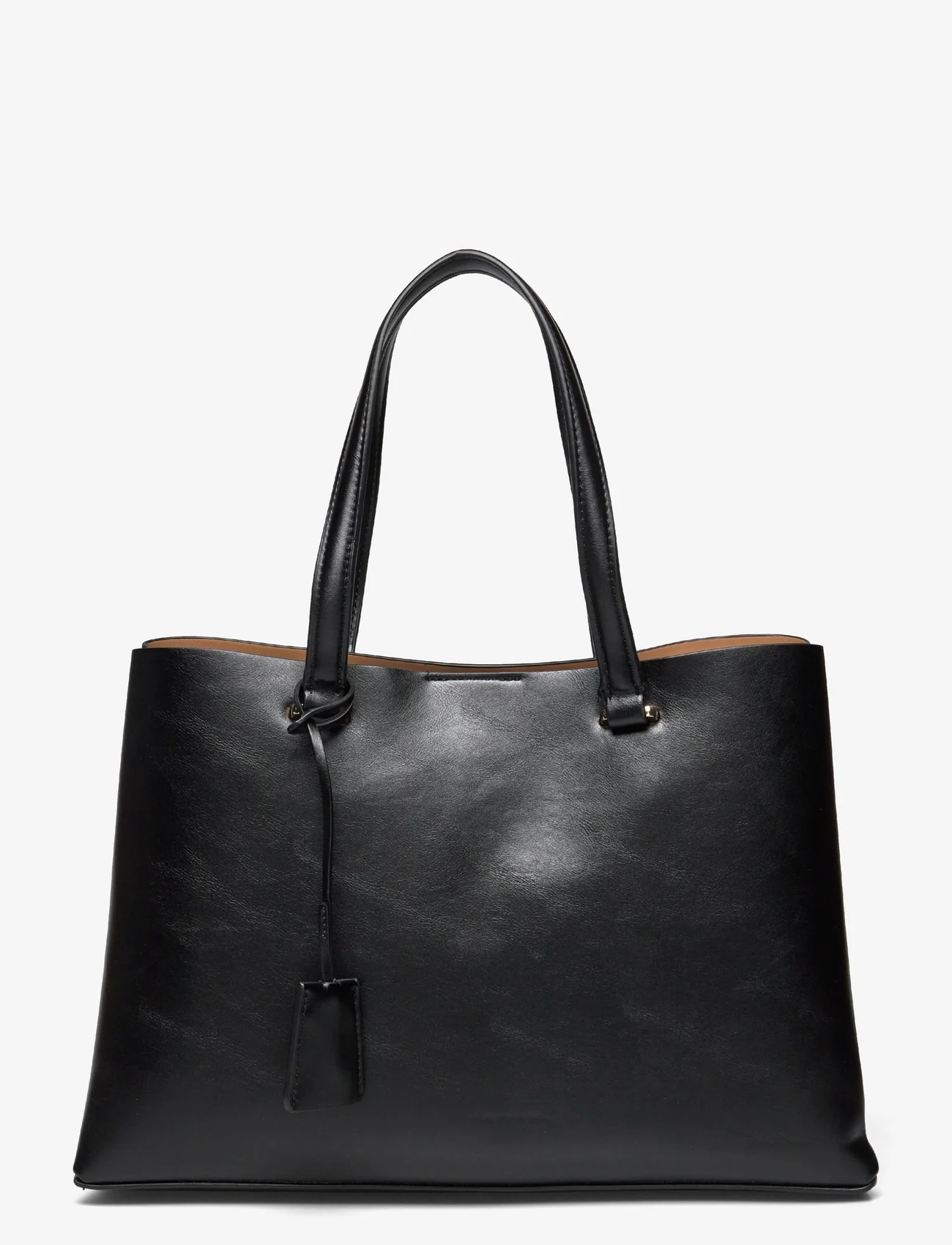 Mango - Shopper bag with dual compartment - shopper-laukut - black - 0
