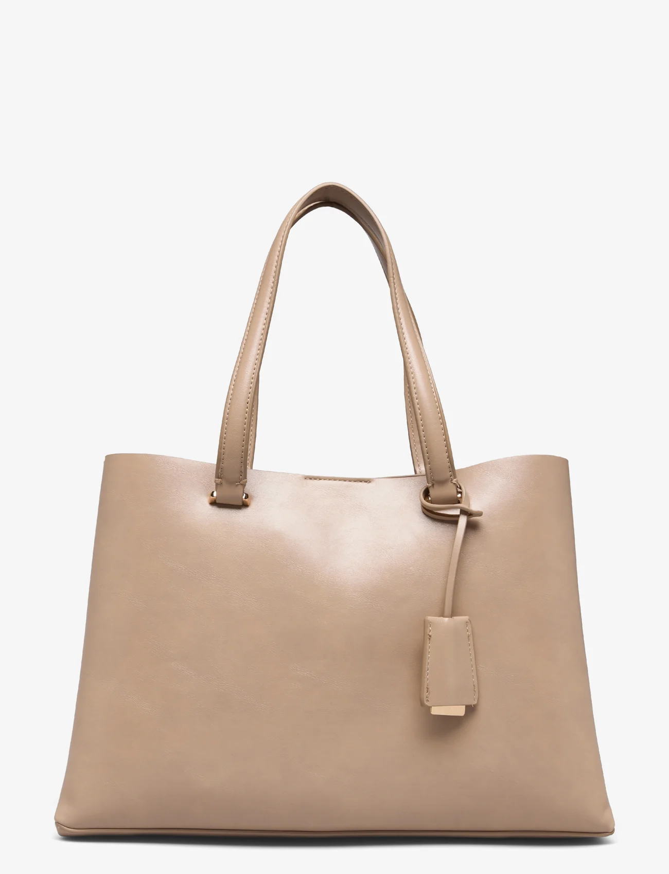 Mango - Shopper bag with dual compartment - shoppere - lt pastel brown - 0
