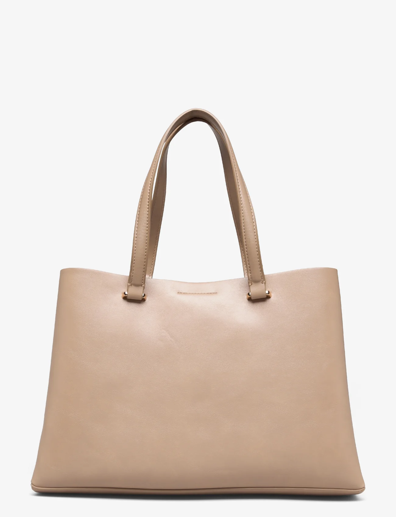 Mango - Shopper bag with dual compartment - shoppers - lt pastel brown - 1