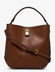 Mango - Shopper bag with padlock - festklær til outlet-priser - medium brown - 0