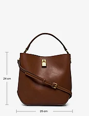 Mango - Shopper bag with padlock - festkläder till outletpriser - medium brown - 4