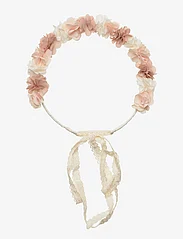 Mango - Headband with embossed flowers - hårband - lt pastel brown - 0