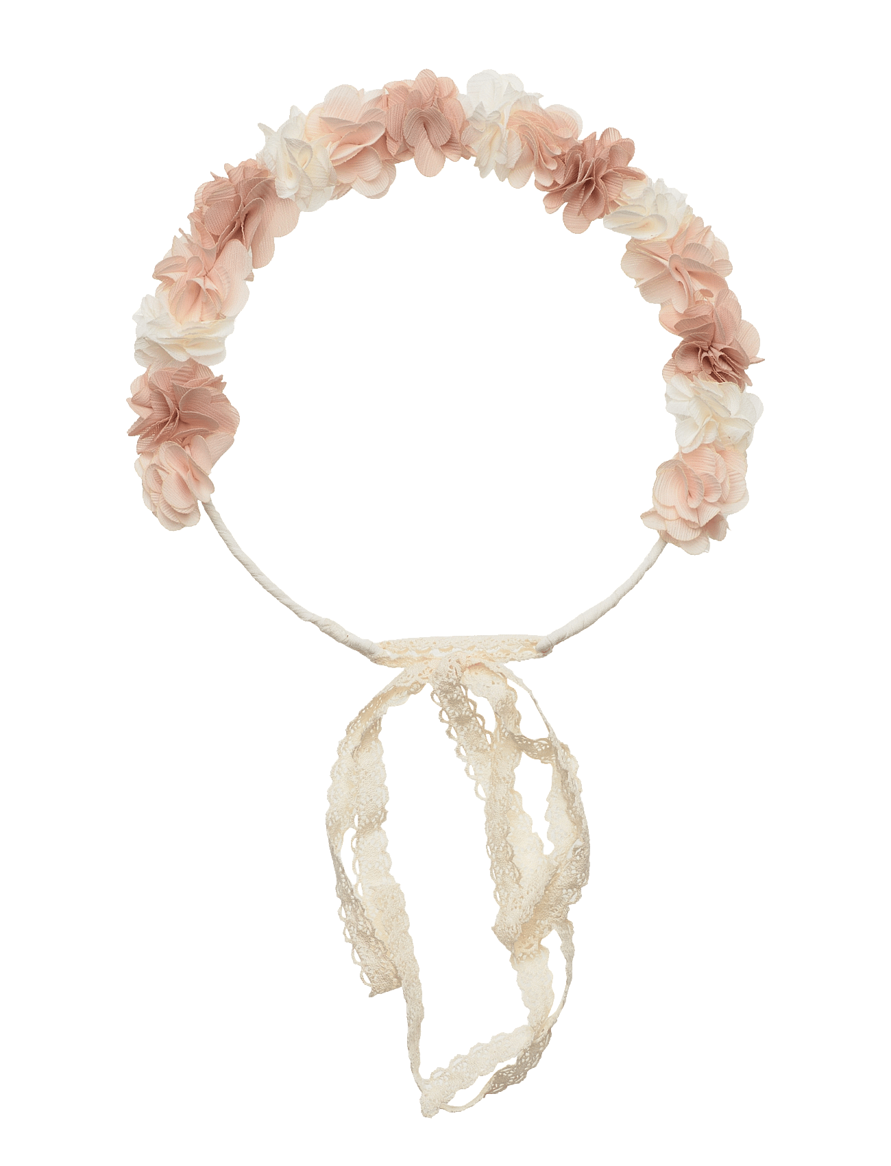 Headband with embossed flowers - LT PASTEL