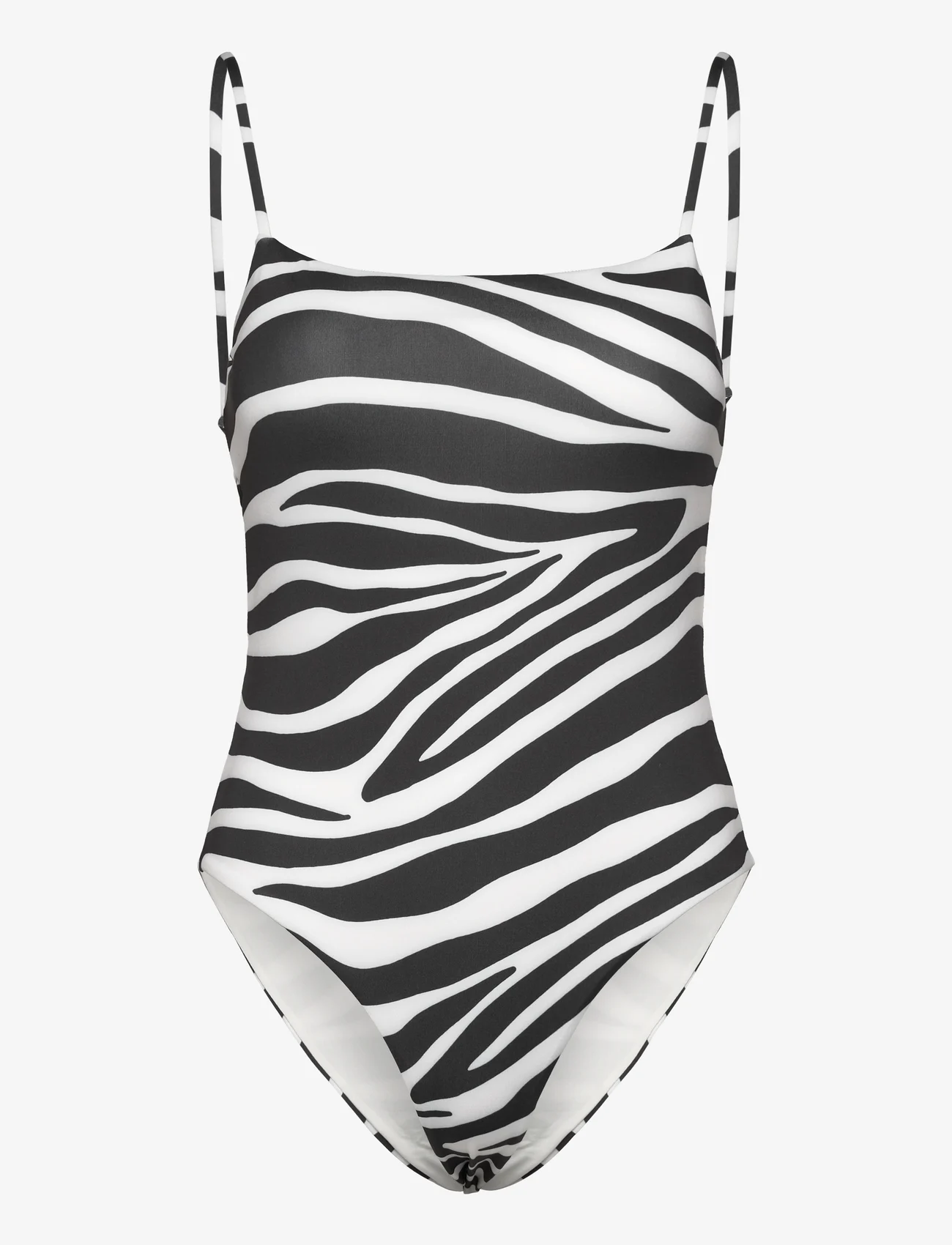 Mango - Animal print swimsuit - uimapuvut - black - 0