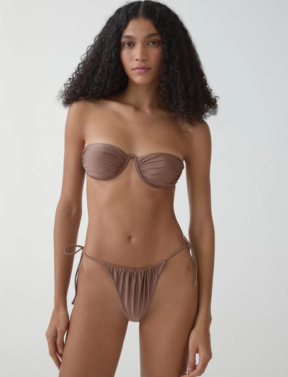 Mango Brazilian Glitter Bikini Bottoms Bikinis mit Seitenbandern Boozt