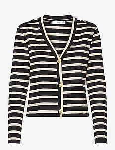 Striped cardigan with buttons, Mango