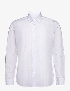 Regular-fit cotton striped shirt, Mango