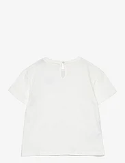 Mango - Embroidered cotton T-shirt - kortärmade t-shirts - natural white - 1