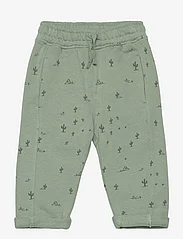 Mango - Cotton jogger-style trousers - laveste priser - green - 0