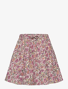 Ruffle flower print skirt, Mango