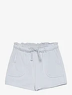 Cotton drawstring waist shorts - LT-PASTEL BLUE