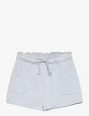 Mango - Cotton drawstring waist shorts - sweatshorts - lt-pastel blue - 0