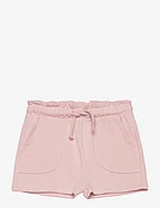 Cotton drawstring waist shorts - PINK