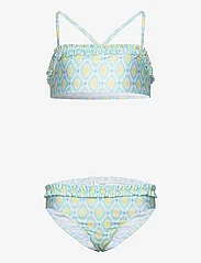 Mango - Floral print bikini - bikinis - turquoise - aqua - 0