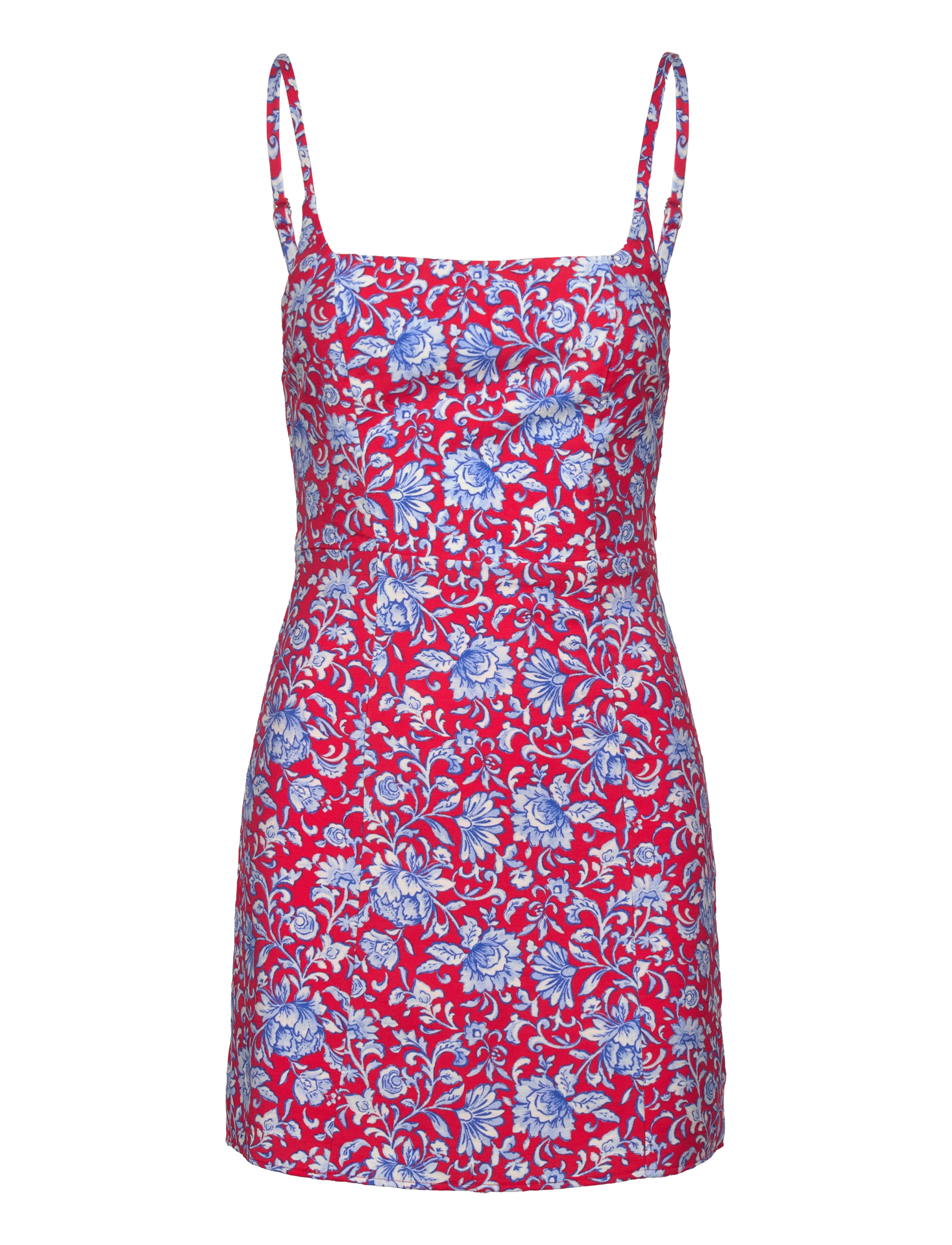 MANGO Floral Print Kleid Rot - XS - Damen